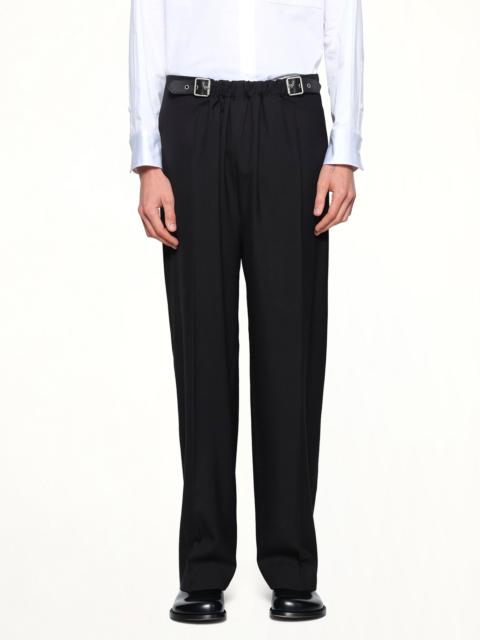 Loewe Belted Trousers in Black