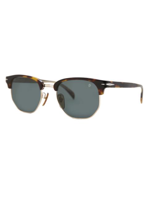 Other Designers David Beckham Green Square Men's Sunglasses DB 1002/S 0086/QT 51