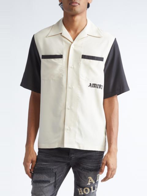 AMIRI AMIRI Try It Bowling Shirt in Alabaster at Nordstrom