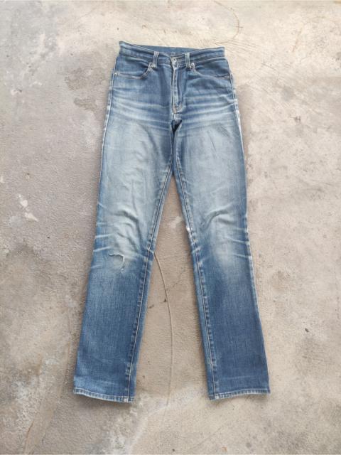 Vintage Japanese Jean Distressed Faded Denim Pants