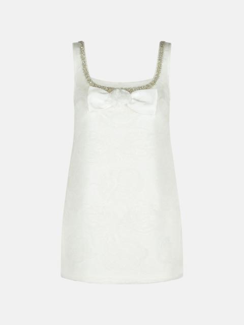 self-portrait 'TULLE' WHITE POLYAMIDE DRESS