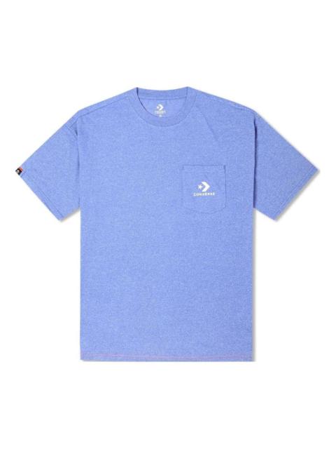 Converse Converse Embroidered Pocket T-Shirt 'Washed Indigo' 10023283-A01