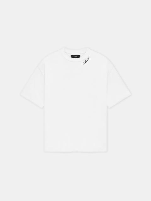 AMIRI AMIRI SCRIPT SKATER TEE