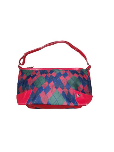 Vivienne westwood tartan argyle cross body bag