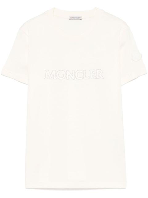 Moncler Women Logo Cotton T-Shirt