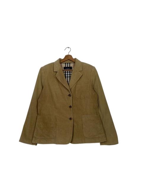 Burberry Burberry London Corduroy Nova Check Women Jacket