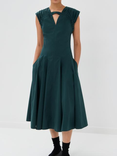 Proenza Schouler Manoela Dress In Eco Light Compact Poplin