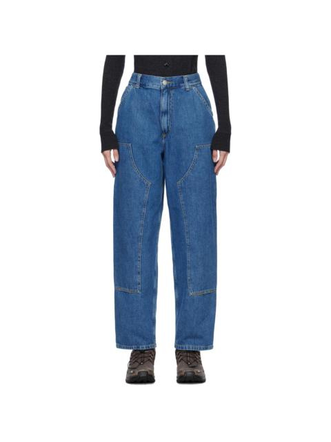 Carhartt Blue Brandon Double Knee Jeans