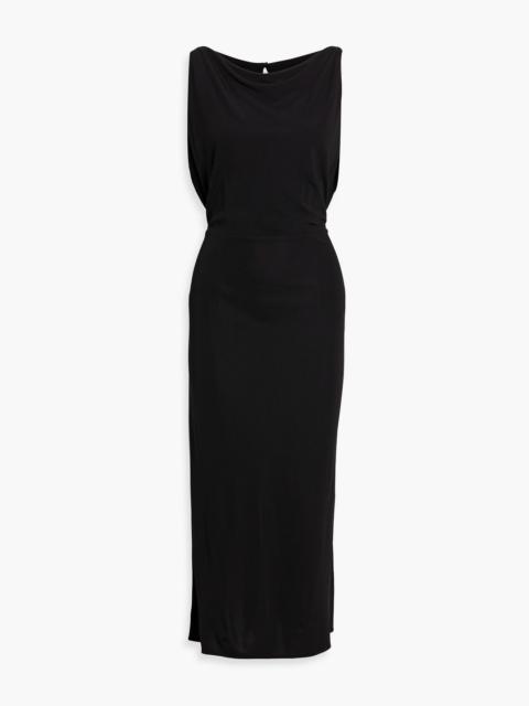 16ARLINGTON Leander cutout crepe midi dress