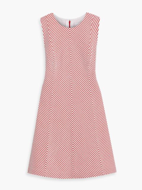 CAROLINA HERRERA Embroidered cotton mini dress