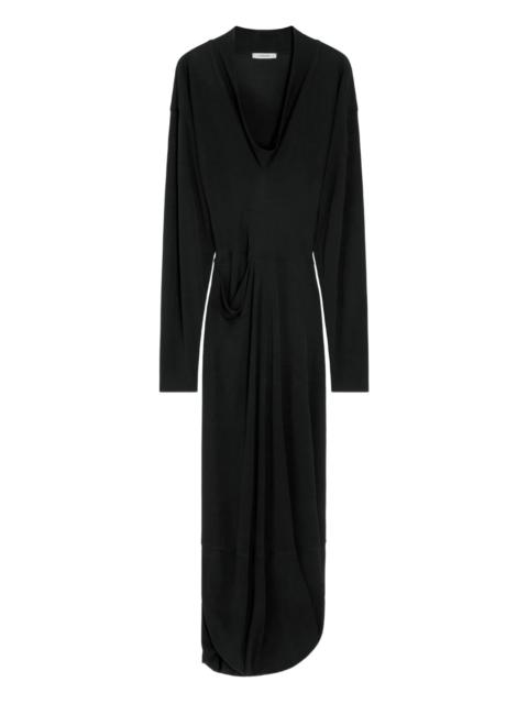 Lemaire draped V-neck dress