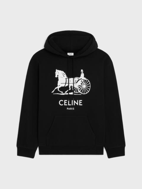 CELINE hoodie IN cotton fleece