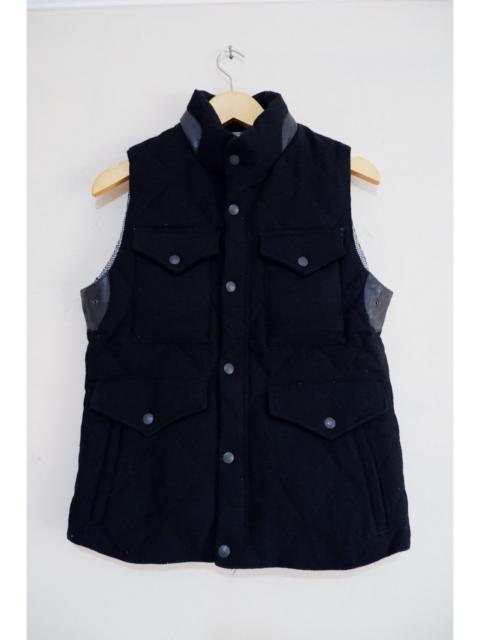 Other Designers Japanese Brand × monkey time - Vtg Monkey Time Biker Wool Padded Vest