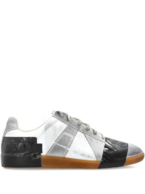 Maison Margiela Maison Margiela Weathering-effect Panelled Lace-up Sneakers