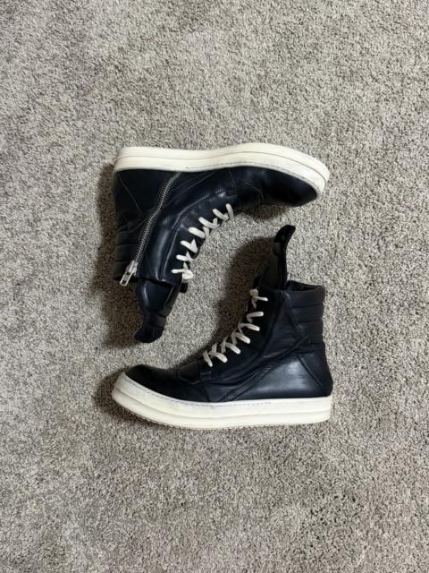 Rick Owens Rick Owens High Tongue Black Thick Sole Shoes