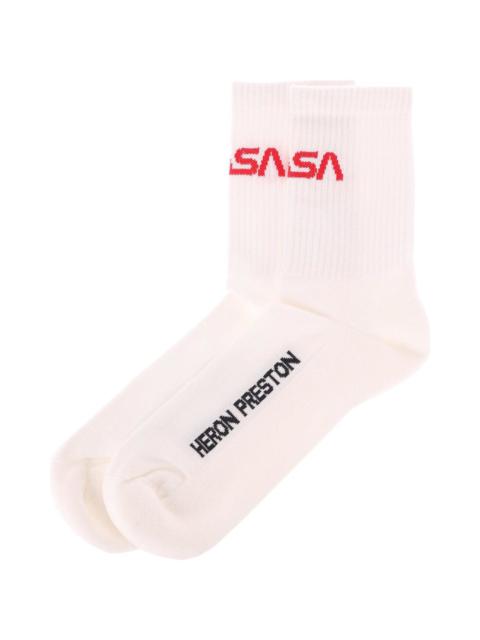 Logo Printed Socks