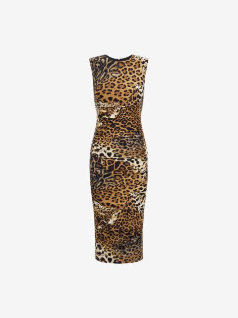 Roberto Cavalli Jaguar Skin print dress