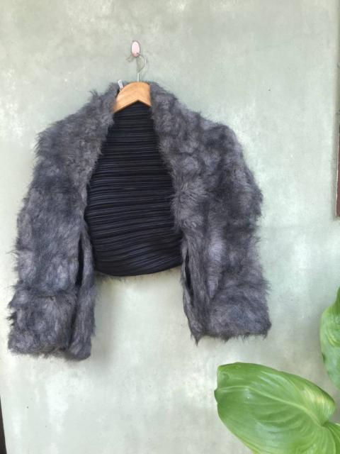 Pleats Please Issey Miyake PLEATS PLEASE Fox fur coat