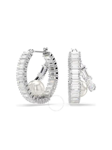 Swarovski - Swarovski x Ariana Grande Baguette Cut Hoop Earrings