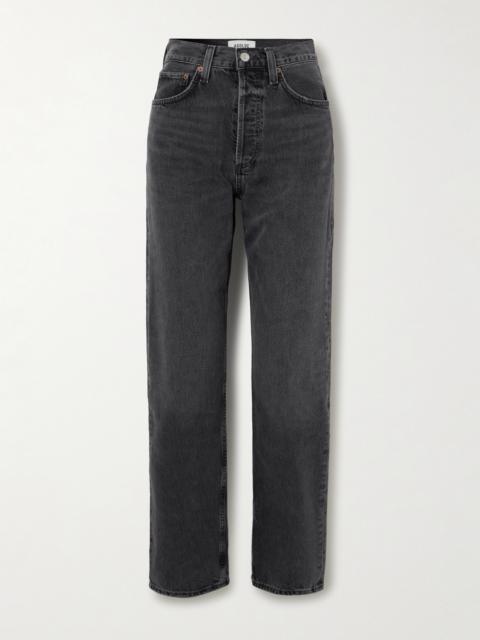 AGOLDE Kelly Mid-rise Straight-leg Organic Jeans