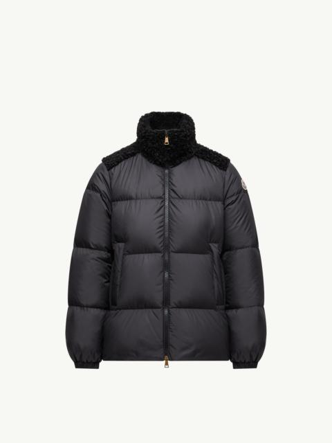 Moncler Esnaie Teddy-Trimmed Short Down Jaket