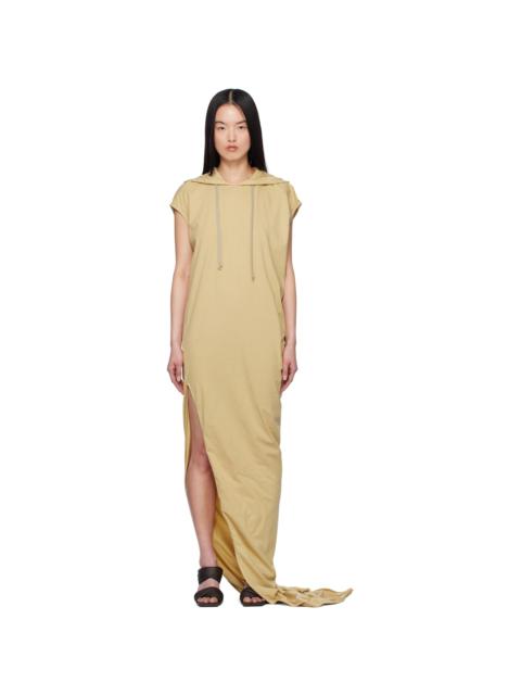 Rick Owens DRKSHDW Beige Hollywood Edfu T Maxi Dress