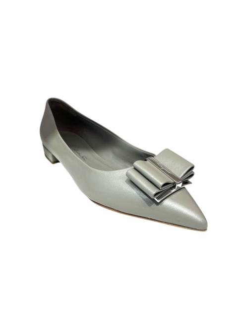 FERRAGAMO Ferragamo Bow Leather Flats