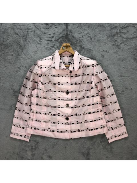 Other Designers Designer - REMALON STYLISH PINKY CROPPED SILK JACKET #5610-200