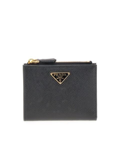 Prada Prada Saffiano Leather Bi-fold Wallet Black