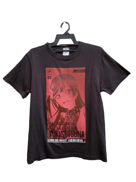 Other Designers Anime × Japanese Brand - Vintage Cospa IDOL Yuki Setsuna School Project T Shirt