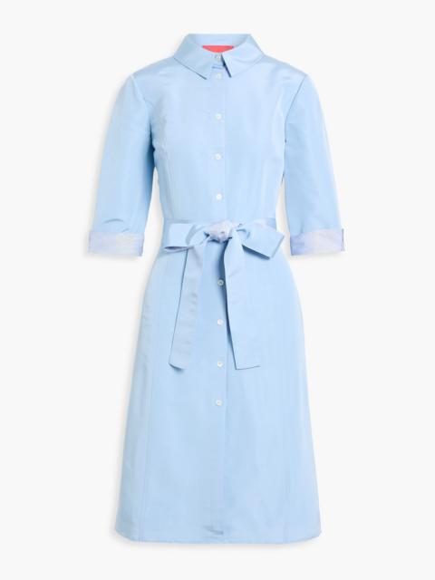 CAROLINA HERRERA Silk-faille shirt dress