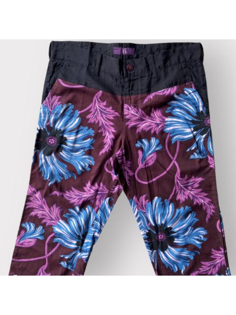 Yohji Yamamoto Y’s Purple Label Floral Pants