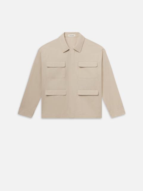 FRAME Light Multi Pocket Jacket in Light Beige