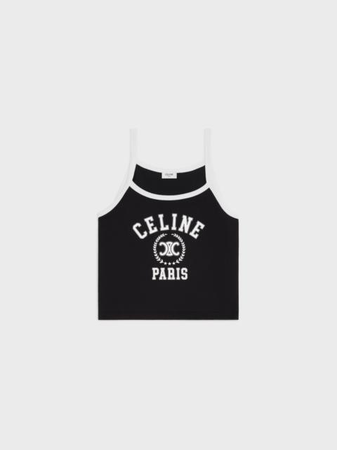 CELINE celine tank top IN cotton jersey