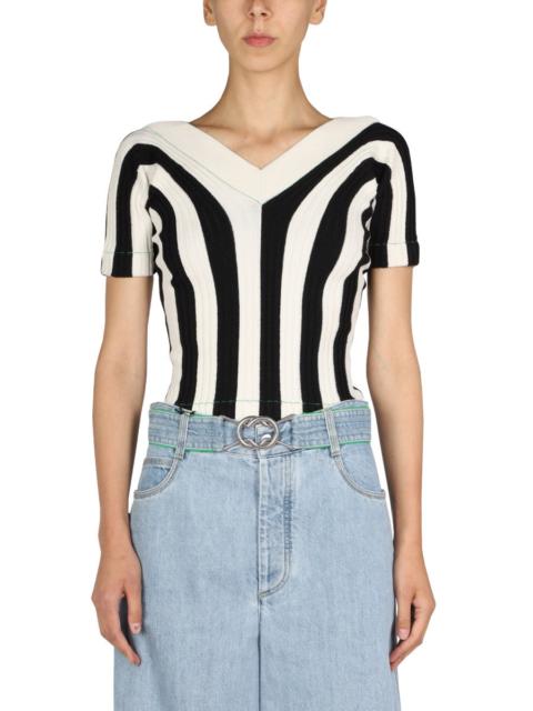 Bottega Veneta Bottega Veneta Women Striped Pattern Top