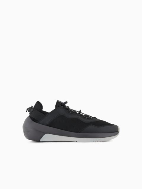 EMPORIO ARMANI TRAVEL ESSENTIALS MESH SNEAKERS