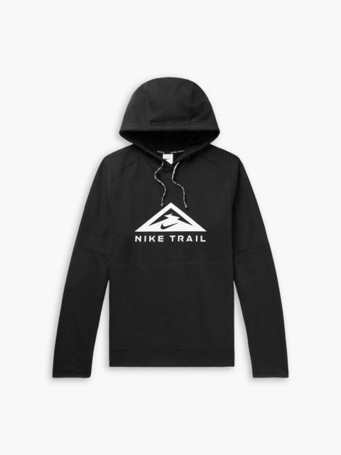 Nike Trail Magic Hour logo-print cotton-blend Dri-Fit hoodie
