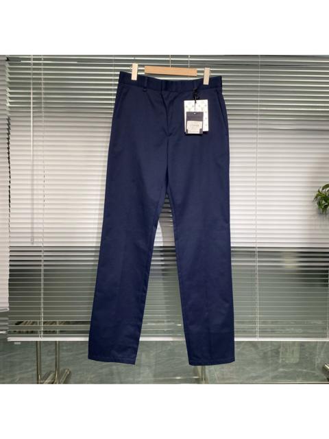 Louis Vuitton Louis Vuitton Dark Blue Straight-Leg Twill Casual Pants