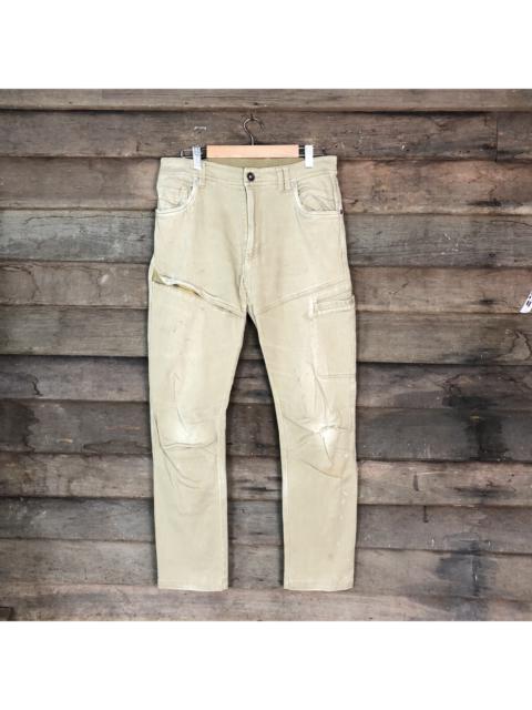 Other Designers Distressed Denim - Field Core Brown Cargo Multipocket Pants #6728