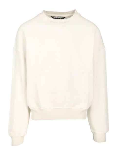 Palm Angels Palm Angels Men Curved Logo Sweatshirt