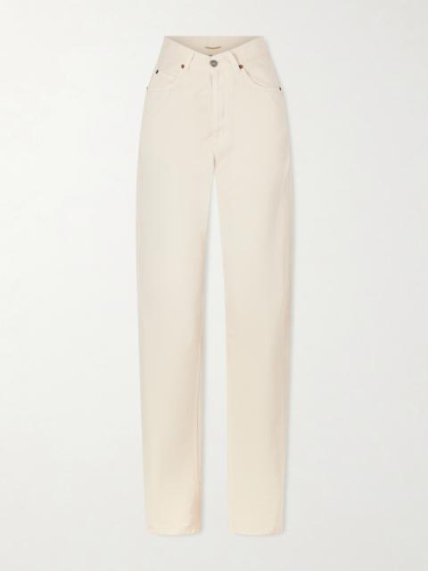 SAINT LAURENT High-rise Wide-leg Jeans