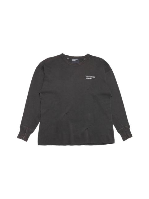 Enfants Riches Déprimés CLASSIC LOGO DISTRESSED THERMAL LONG SLEEVE (CHARCOAL)