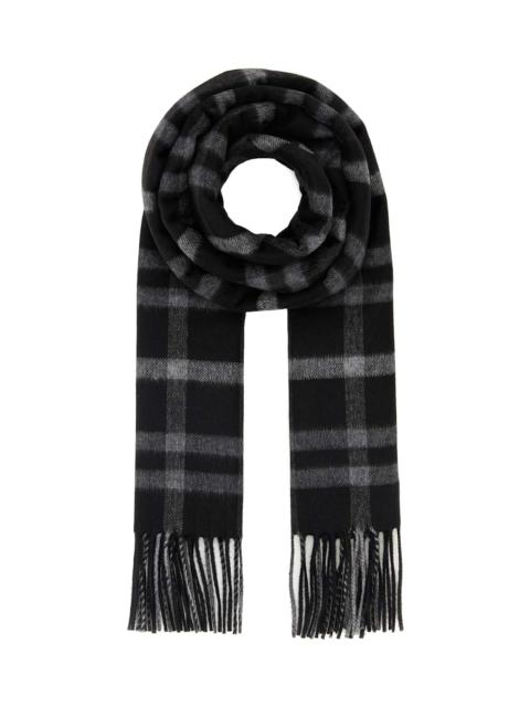 SAINT LAURENT Embroidered Silk Blend Scarf