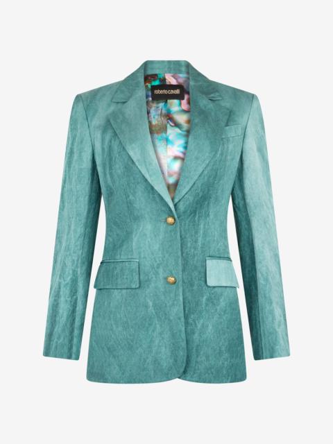 Roberto Cavalli Single-breasted structured blazer