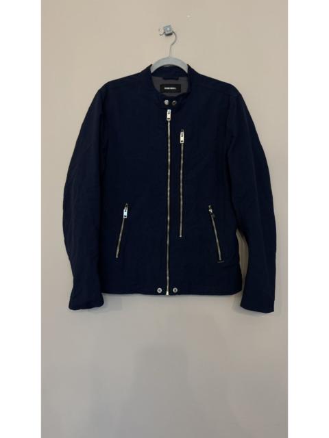 Diesel navy jacket zip up high quality size L bomber