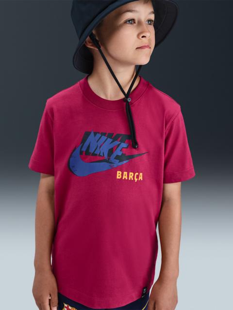 Nike FC Barcelona Big Kids' Nike Soccer T-Shirt