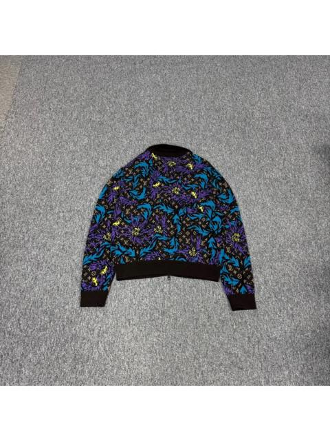 Louis Vuitton Louis Vuitton SS23 Black And Blue Floral Pattern