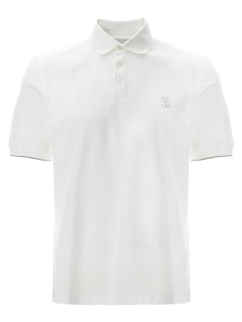 Brunello Cucinelli Brunello Cucinelli Men Logo Piqué Polo Shirt
