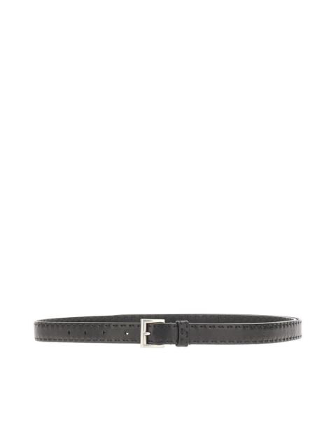 Prada Prada Extralong Leather Belt Black