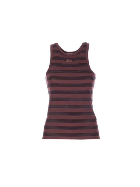 GANNI Ganni Women Stripe Rib Tank Top